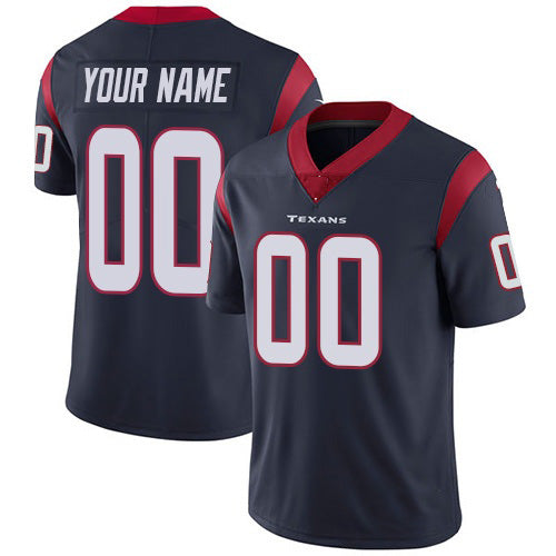 Custom H.Texans Navy Vapor Untouchable Player Limited Jersey