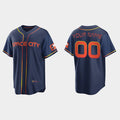 Custom Houston Astros ACTIVE PLAYER 2022 Navy City Connect Cool Base Stitched Baseball Jersey