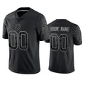 Custom IN.Colts Active Player Black Reflective Limited Stitched Jersey