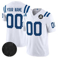 Custom IN.Colts Active Player White 2025 F.U.S.E. Jim Irsay Patch Vapor Limited Stitched Jersey