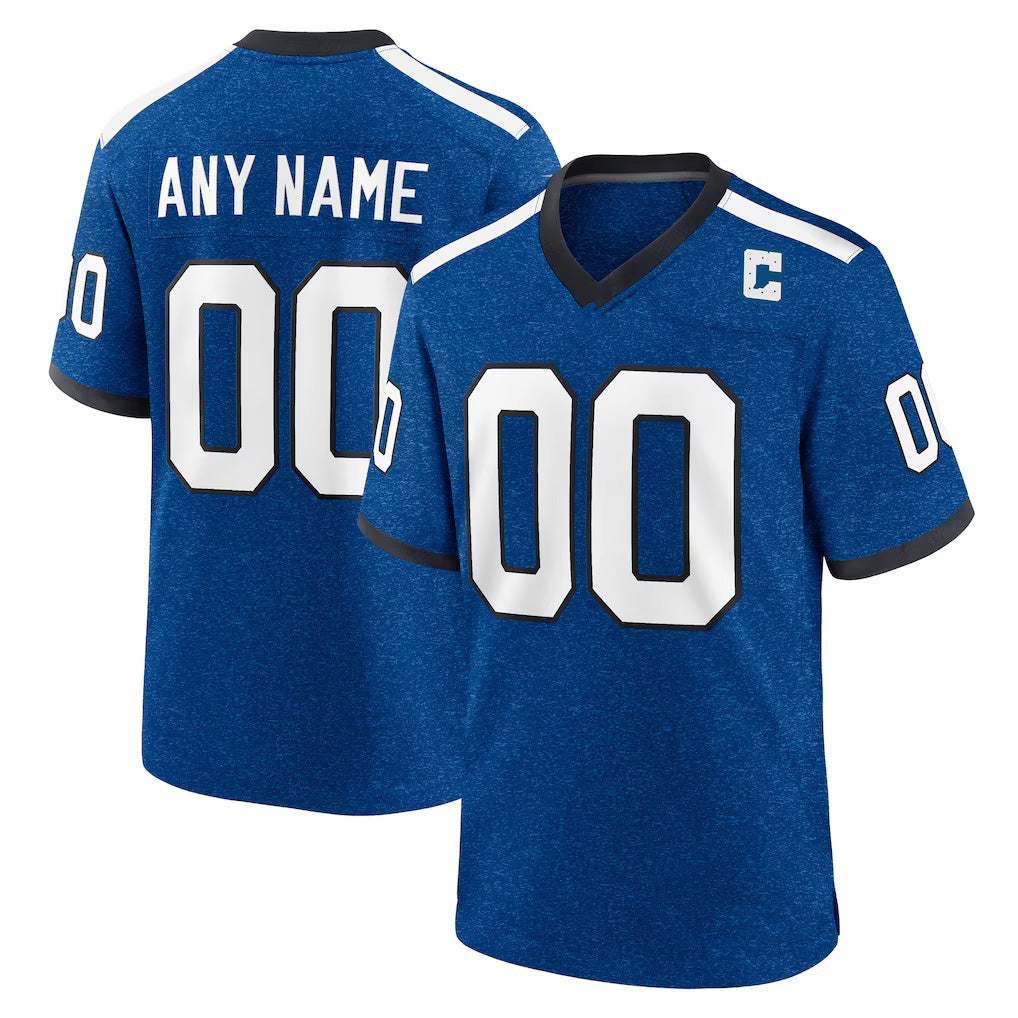Custom IN.Colts Indiana Nights Blue Alternate Game Jersey