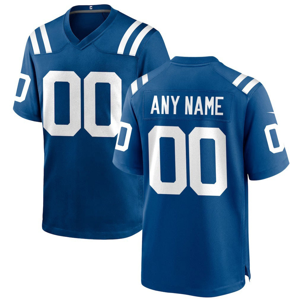 Custom IN.Colts Royal Game Jersey