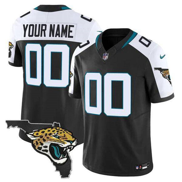 Custom J.Jaguars Active Player Black Alternate 2025 F.U.S.E. Florida Patch Vapor Untouchable Limited Stitched Jersey