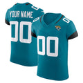 Custom J.Jaguars Teal Vapor F.U.S.E. Elite Jersey