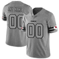 Custom KC.Chiefs 2019 Gray Gridiron Gray Vapor Untouchable Limited Jersey