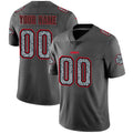 Custom KC.Chiefs Gray Static Vapor Untouchable Limited Jersey