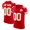 Custom KC.Chiefs Red Vapor F.U.S.E. Elite Jersey