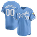Custom Kansas City Royals Active Player Light Blue 2024 Alternate Limited Stitched Baseball Jersey