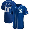 Custom Kansas City Royals Blue Stitched Baseball Jersey