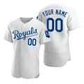 Custom Kansas City Royals White 2020 Stitched Flex Baseball Jersey