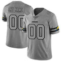 Custom LA.Chargers 2019 Gray Gridiron Gray Vapor Untouchable Limited Jersey