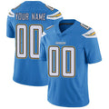 Custom LA.Chargers Alternate Electric Blue Vapor Untouchable Limited Jersey