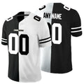 Custom LA.Chargers Black And White Split Vapor Untouchable Limited Jersey