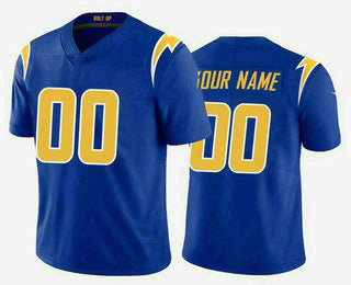 Custom LA.Chargers Electric 2020 New Royal Vapor Untouchable Stitched Limited Jersey