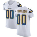 Custom LA.Chargers White Vapor Untouchable Elite Stitched Jersey