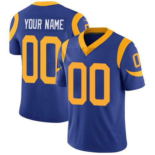 Custom LA.Rams Royal Vapor Untouchable Player Limited Jersey