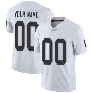 Custom LV.Raiders White Stitched Vapor Untouchable Limited Jersey