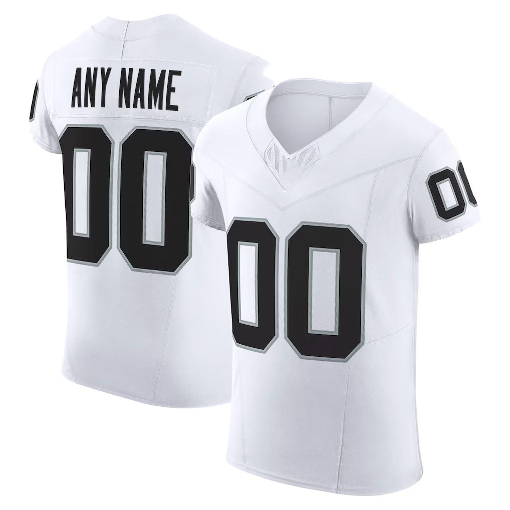 Custom LV.Raiders White Vapor F.U.S.E. Elite Jersey