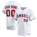 Custom Los Angeles Angels White Home Limited Baseball Jersey