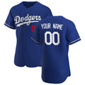Custom Los Angeles Dodgers Royal Alternate 2020 Authentic Player Baseball Jersey HELVY