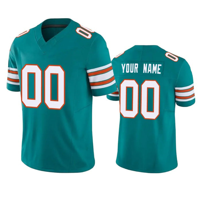 Custom M.Dolphins Active Player Aqua 2023 F.U.S.E Vapor Limited Stitched Jersey