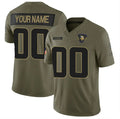 Custom MN.Vikings Active Player Olive 2025 F.U.S.E. Salute to Service Limited Stitched Jersey