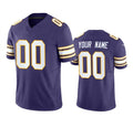Custom MN.Vikings Active Player Purple 2023 F.U.S.E. Throwback Vapor Limited Stitched Jersey