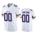 Custom MN.Vikings Active Player White 2023 F.U.S.E. Vapor Untouchable Stitched Jersey