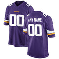 Custom MN.Vikings Purple Game Jersey