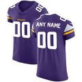 Custom MN.Vikings Purple Vapor Untouchable Elite Jersey