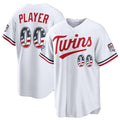 Custom Minnesota Twins 2026 All-Star Edition Stars & Stripes White Stadium Pick-A-Player Baseball Jersey