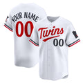 Custom Minnesota Twins White Home Limited Baseball Jersey