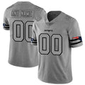 Custom NE.Patriots 2019 Gray Gridiron Gray Vapor Untouchable Limited Jersey