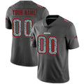 Custom NE.Patriots Gray Static Vapor Untouchable Limited Jersey