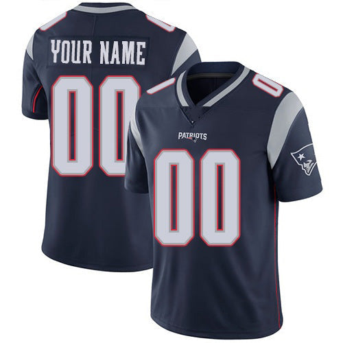 Custom NE.Patriots Navy Vapor Untouchable Player Limited Jersey