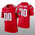 Custom NE.Patriots Red Inverted Legend Jersey