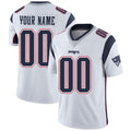 Custom NE.Patriots White Vapor Untouchable Player Limited Jersey