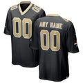 Custom NO.Saints Black Game Jersey