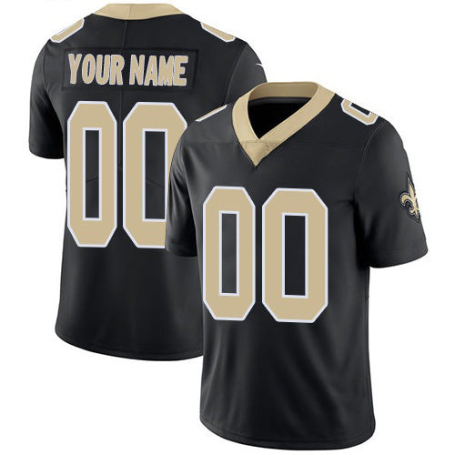 Custom NO.Saints Black Vapor Untouchable Player Limited Jersey