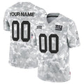 Custom NY.Giants Active Player 2024 F.U.S.E Arctic Camo Salute To Service Limited Stitched Jersey