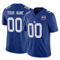 Custom NY.Giants Active Player Blue 2024 F.U.S.E. 100TH Season Patch Vapor Untouchable Limited Stitched Jersey
