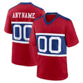 Custom NY.Giants Century Red Alternate Game Jersey