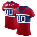 Custom NY.Giants Red Alternate Vapor F.U.S.E. Elite Jersey