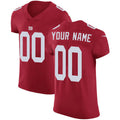 Custom NY.Giants Red Alternate Vapor Untouchable Custom Elite Jersey