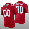Custom NY.Giants Red Inverted Legend Jersey