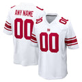 Custom NY.Giants White Game Jersey