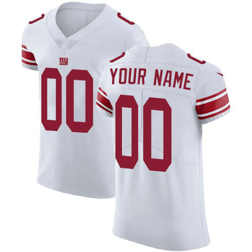 Custom NY.Giants White Vapor Untouchable Custom Elite Jersey