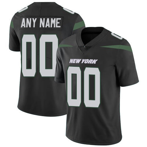 Custom NY.Jets Alternate Black Vapor Untouchable Limited Jersey