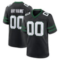 Custom NY.Jets Legacy Black Alternate Game Jersey