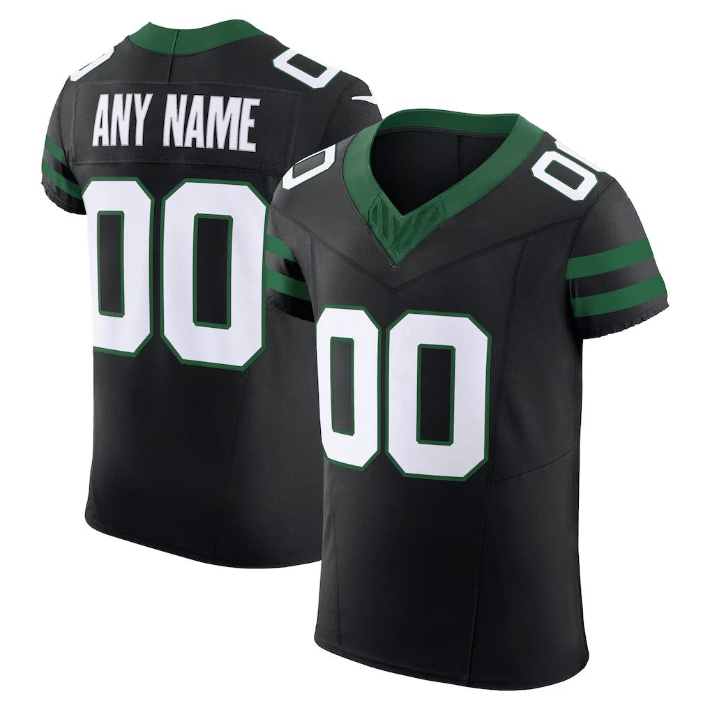 Custom NY.Jets Legacy Black Alternate Vapor F.U.S.E. Elite Jersey